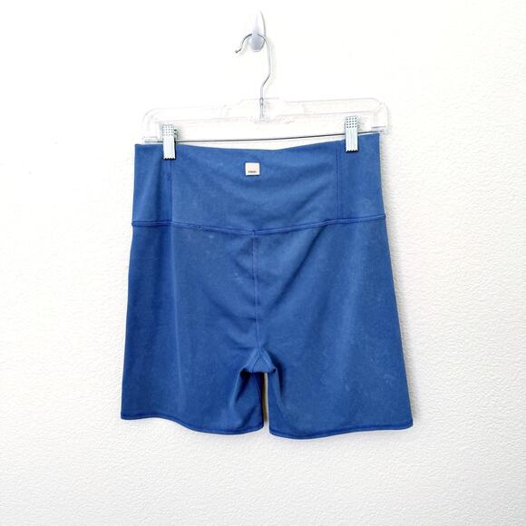 [Vuori] Heathered Blue All The Feels High Rise Workout Bike Shorts 5" Inseam XL - Picture 2 of 10